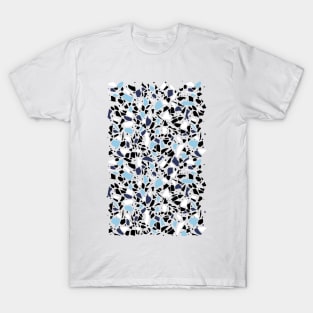 Terrazzo Spot Blues on Blush T-Shirt